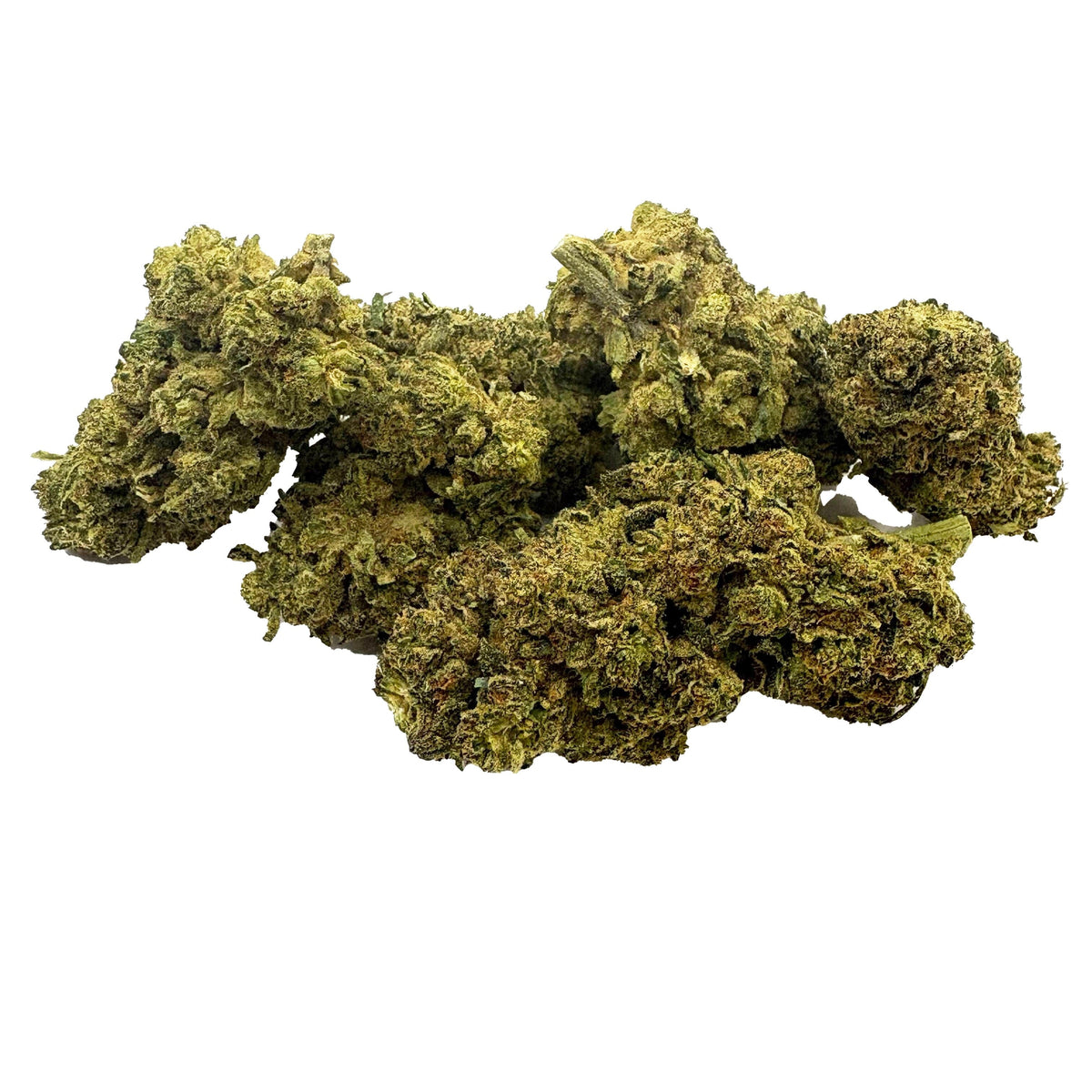 Backwoodz - Ice Cream Cake THCA Flower on White Background