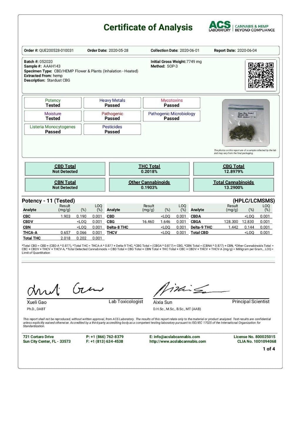 Indoor Stardust CBG Flower - BackWoodz CBD