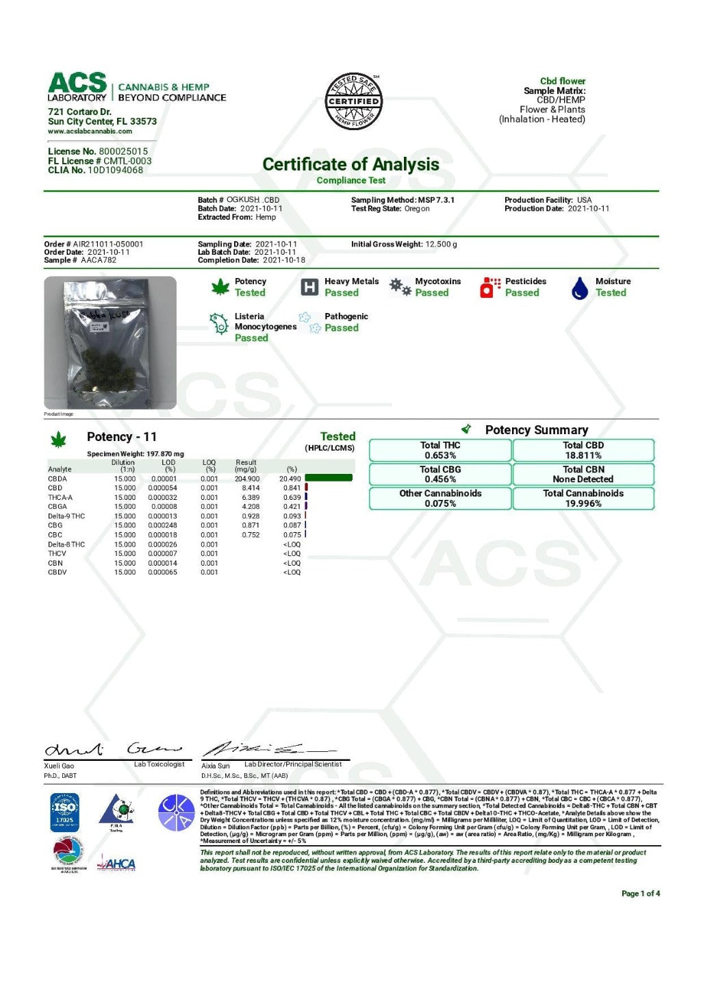 OG Bubba Kush Hemp Flower - BackWoodz Cartel Cannabis 
